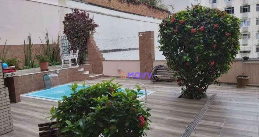 Excelente casa de 04 quartos na primeira quadra da praia de icaraí.