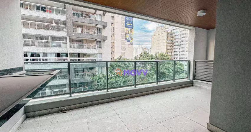 Apartamento com 3 dormitórios para alugar, 107 m² por r$ 6.680,56/mês - icaraí - niterói/rj