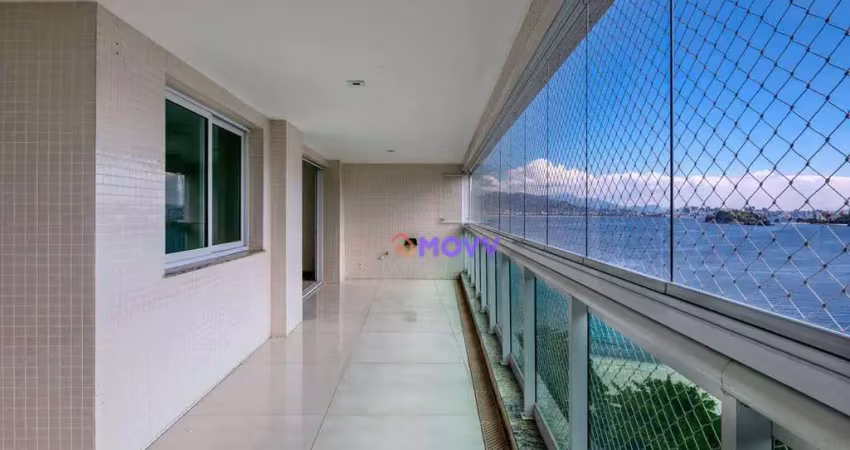 Apartamento com 4 quartos para alugar, 170 m² por r$ 12.938/mês - icaraí - niterói/rj