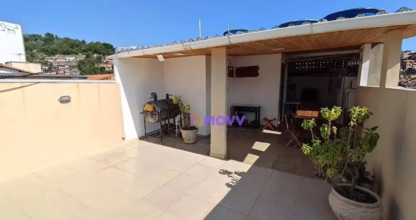 Sobrado com 2 quartos, varandão à venda, 80 m² por r$ 330.000 - centro - niterói/rj