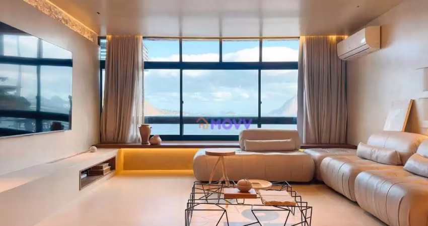 Apartamento com 4 dormitórios à venda, 180 m² por r$ 3.000.000,00 - ingá - niterói/rj