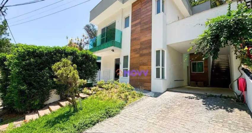 Casa com 3 dormitórios para alugar, 210 m² por r$ 8.827,08/mês - engenho do mato - niterói/rj