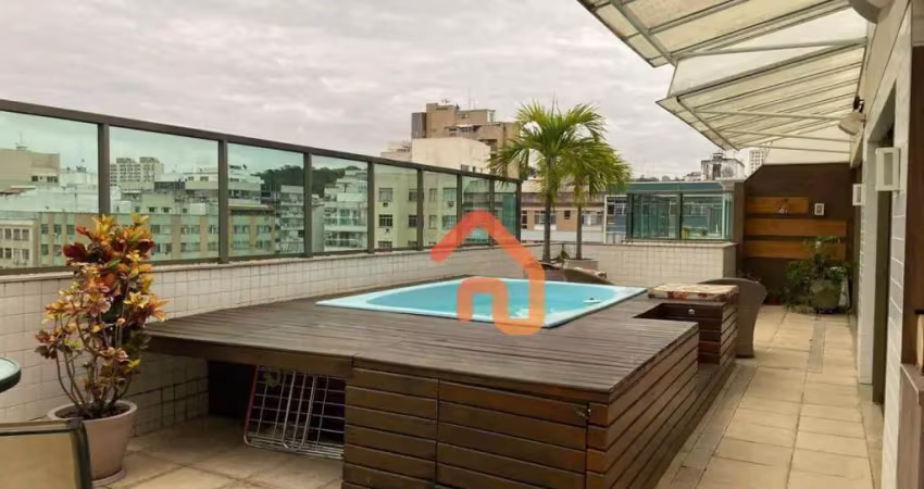 Excelente cobertura duplex, miolo de Icaraí!!!