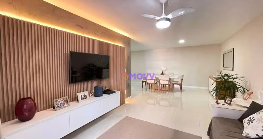Apartamento com 4 quartos (2 suítes), 2 vgas à venda, 180 m² por r$ 1.600.000 - icaraí - niterói/rj