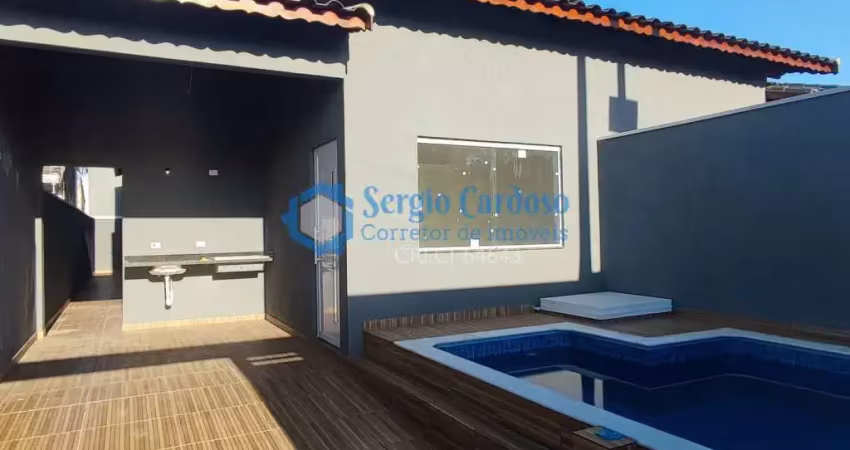 Casas novas  3 quartos  piscina 100 m do mar  itanhaém sp