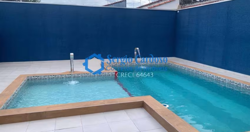 CASA NOVA 400M DO MAR! 3 SUITES COM PISCINA ITANHAÉM SP