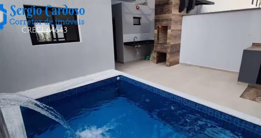 SOBRADO EM CONDOMÍNIO FECHADO PISCINA PRIVATIVA Á 180M MAR ITANHAÉM SP