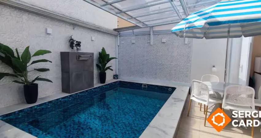 Sobrado mobiliado em nova itanhaem! 100m do mar com 2 suites e piscina!