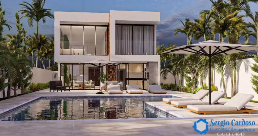 Projeto diferenciado  vista mar  4 suítes piscina varanda gourmet  itanhaém