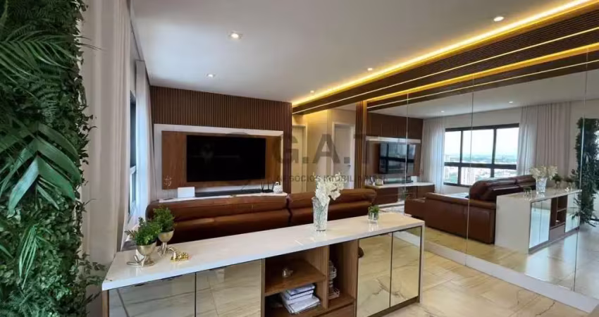 Apartamento à venda em sorocaba-sp, parque campolim: 3 quartos, 1 suíte, 2 salas, 1 banheiro, 2 vagas de garagem, 111m².