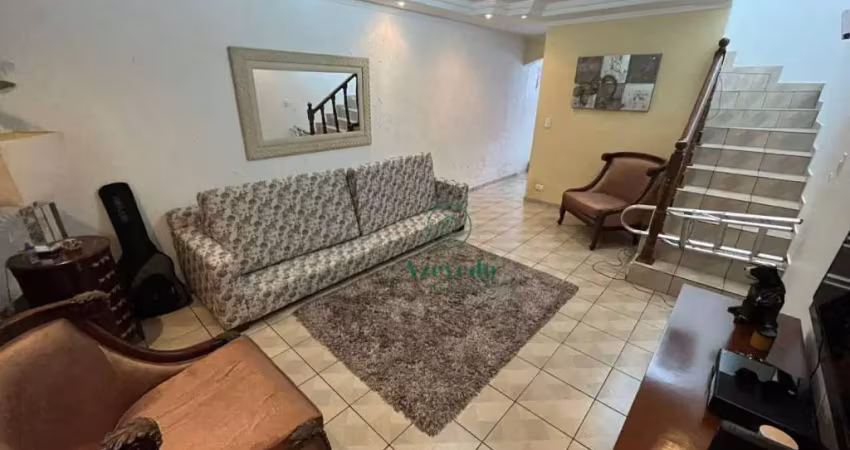 Sobrado com 3 dormitórios à venda, 199 m² por r$ 742.000,00 - jardim bom clima - guarulhos/sp