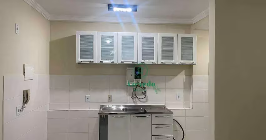 Apartamento com 2 dormitórios para alugar, 50 m² por r$ 2.127,00/mês - jardim albertina - guarulhos/sp