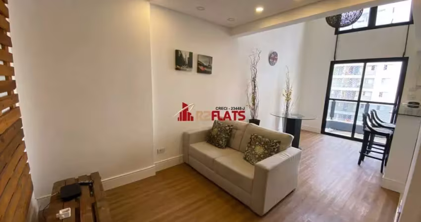 Flat com 1 quarto para alugar na Avenida Moema, 177, Moema, São Paulo