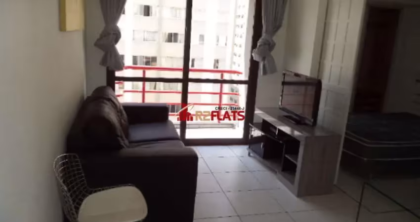 Flat com 1 quarto para alugar na Alameda Jauaperi, 1083, Moema, São Paulo