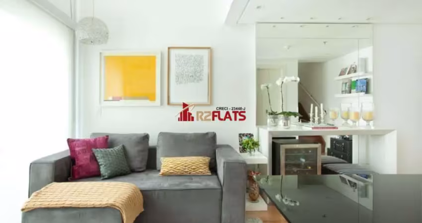 Flat com 1 quarto à venda na Avenida Ibijaú, 355, Moema, São Paulo