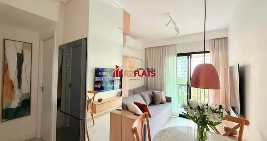 Flat com 1 quarto à venda na Avenida Jandira, 501, Moema, São Paulo