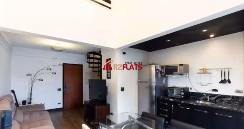Flat com 1 quarto à venda na Avenida Moema, 177, Moema, São Paulo