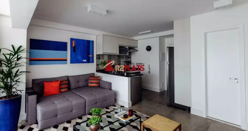 Flat com 1 quarto à venda na Avenida Santo Amaro, 3131, Brooklin, São Paulo