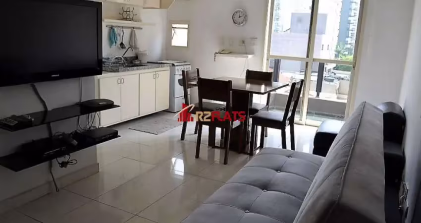 Flat com 1 quarto à venda na Avenida Moema, 177, Moema, São Paulo