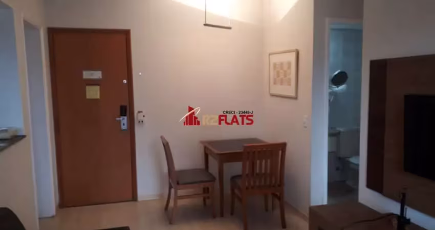 Flat com 2 quartos para alugar na Rua Sansão Alves dos Santos, 373, Brooklin, São Paulo