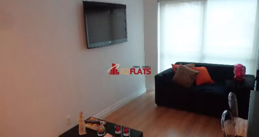 Flat com 1 quarto à venda na Avenida Ibijaú, 355, Moema, São Paulo