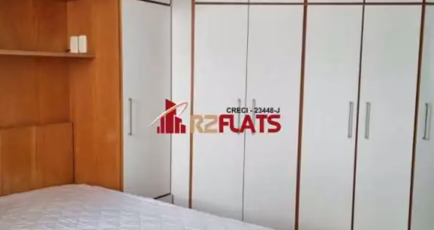 Flat com 1 quarto à venda na Avenida Miruna, 399, Moema, São Paulo