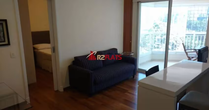 Flat com 1 quarto para alugar na Rua Sansão Alves dos Santos, 343, Brooklin, São Paulo