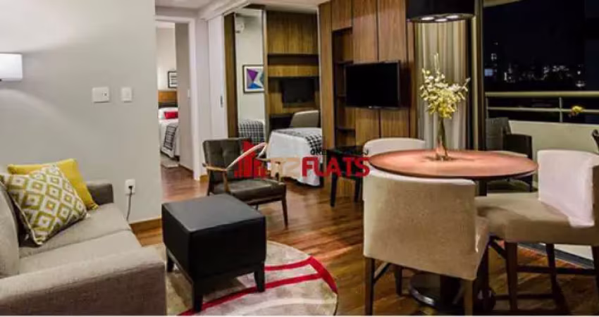 Flat com 1 quarto para alugar na Rua Ribeiro do Vale, 152, Brooklin, São Paulo