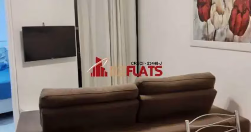 Flat com 1 quarto à venda na Avenida Miruna, 399, Moema, São Paulo