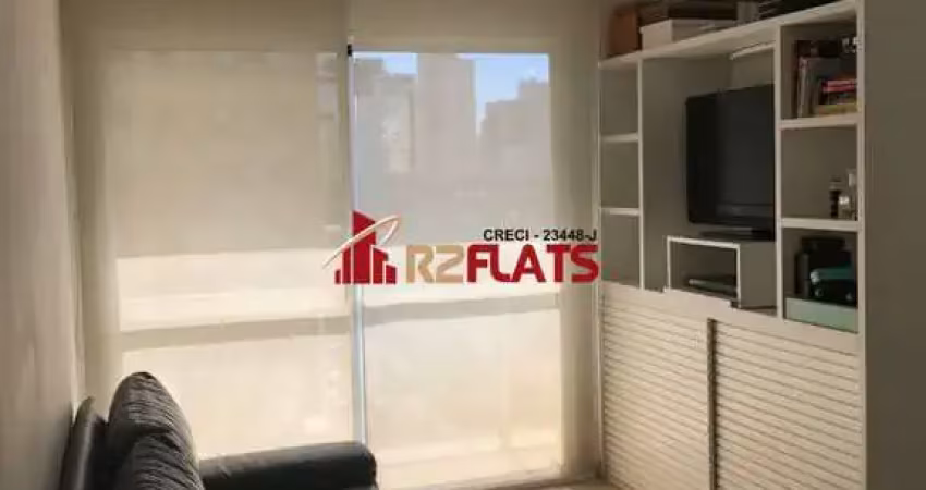 Flat com 1 quarto para alugar na Rua Juquis, 391, Moema, São Paulo