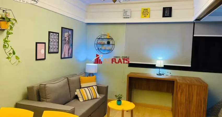 Flat com 1 quarto para alugar na Rua Guarará, 511, Jardins, São Paulo