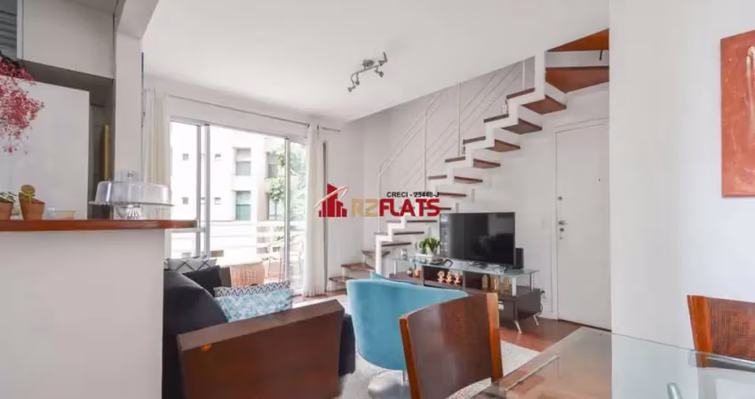 Apartamento com 2 quartos para alugar na Alameda dos Jurupis, 801, Indianópolis, São Paulo