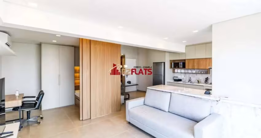 Flat com 2 quartos para alugar na Rua Kansas, 1700, Brooklin, São Paulo