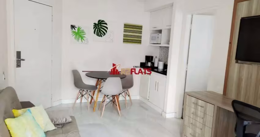Flat com 1 quarto para alugar na Alameda dos Anapurus, 1661, Moema, São Paulo