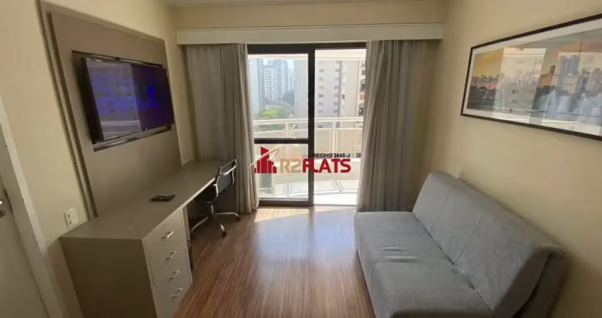 Flat com 1 quarto para alugar na Alameda dos Anapurus, 1661, Moema, São Paulo