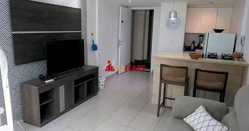 Flat com 1 quarto à venda na Avenida Rouxinol, 77, Moema, São Paulo