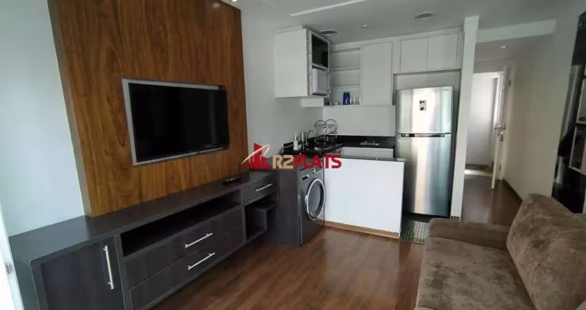 Flat com 1 quarto à venda na Avenida Rouxinol, 77, Moema, São Paulo