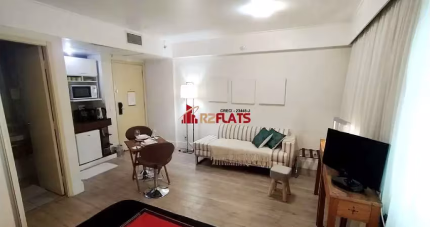 Flat com 1 quarto à venda na Avenida Ibirapuera, 2534, Indianópolis, São Paulo