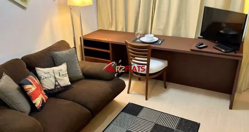 Flat com 1 quarto à venda na Avenida Ibirapuera, 2534, Indianópolis, São Paulo