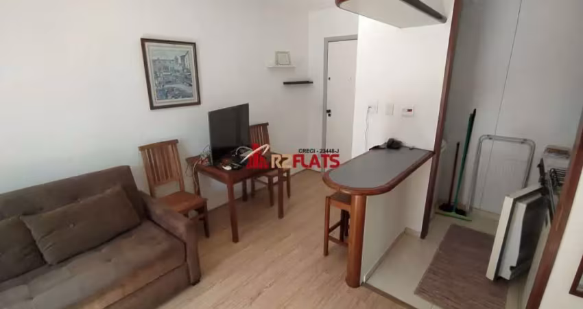 Flat com 1 quarto para alugar na Alameda Jauaperi, 1083, Moema, São Paulo