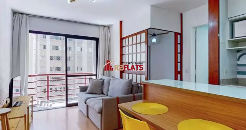 Flat com 1 quarto para alugar na Alameda Jauaperi, 1083, Moema, São Paulo