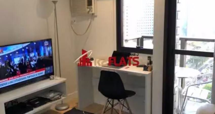 Flat com 1 quarto para alugar na Avenida Ibijaú, 364, Moema, São Paulo