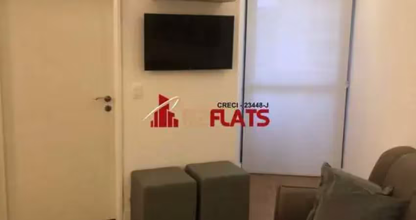 Flat com 1 quarto para alugar na Avenida Miruna, 399, Moema, São Paulo
