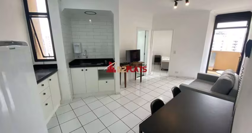 Flat com 1 quarto para alugar na Avenida Miruna, 399, Moema, São Paulo