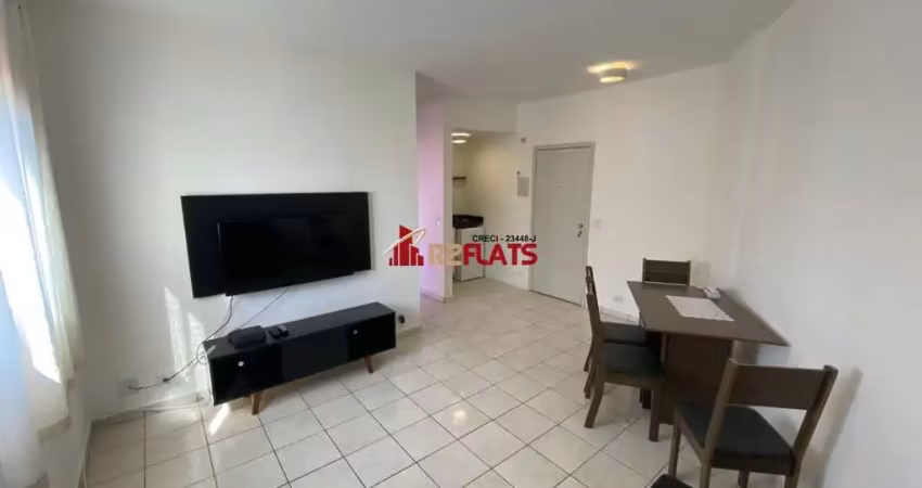 Flat com 1 quarto para alugar na Avenida Miruna, 399, Moema, São Paulo