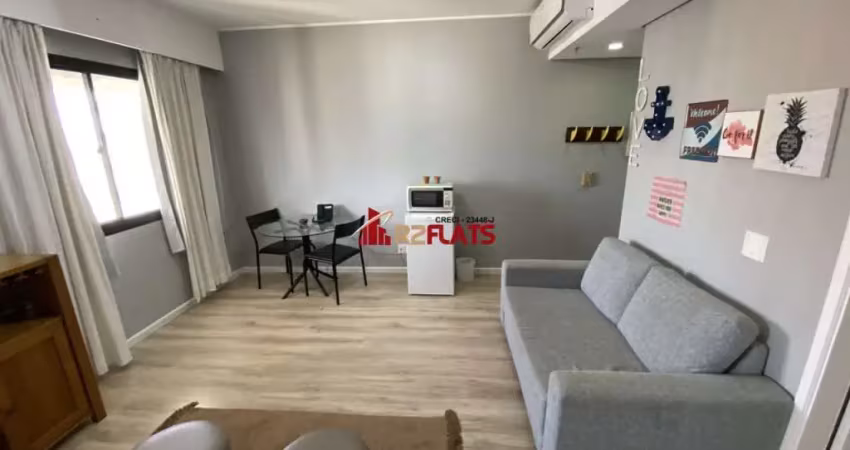 Flat com 1 quarto para alugar na Avenida Rouxinol, 55, Moema, São Paulo