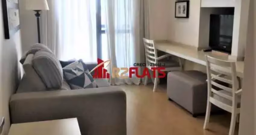 Flat com 1 quarto para alugar na Avenida Lavandisca, 365, Moema, São Paulo