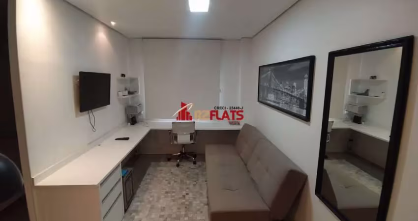 Flat com 1 quarto para alugar na Avenida Jamaris, 101, Moema, São Paulo