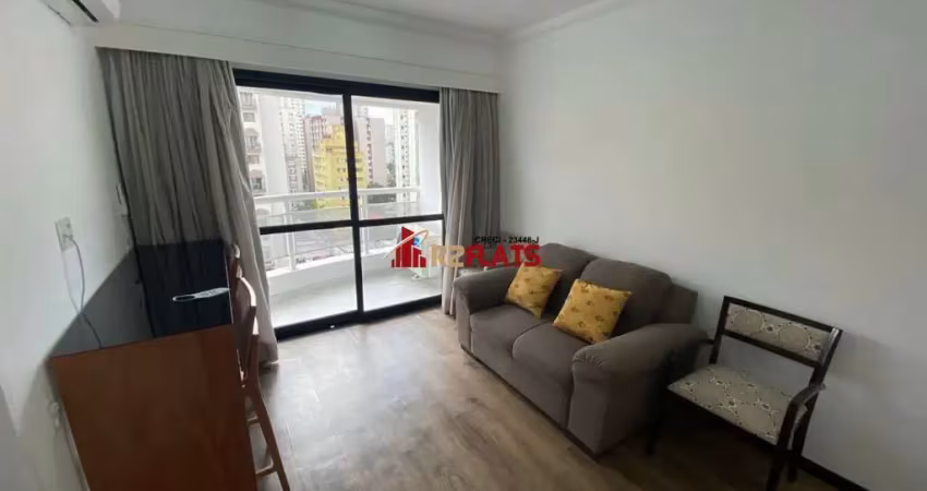 Flat com 1 quarto para alugar na Alameda dos Anapurus, 1661, Moema, São Paulo