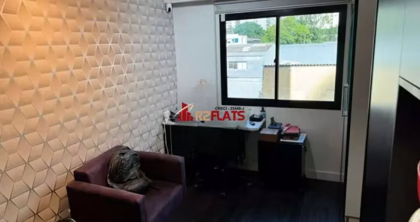 Flat com 1 quarto para alugar na Avenida Macuco, 595, Moema, São Paulo